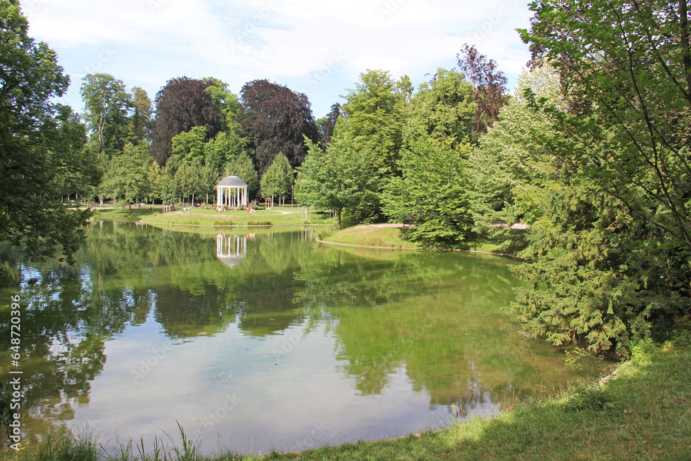 Park de l'Orangerie located in Strasbourg Alsace France Park de l'Orangerie located in Strasbourg Alsace France