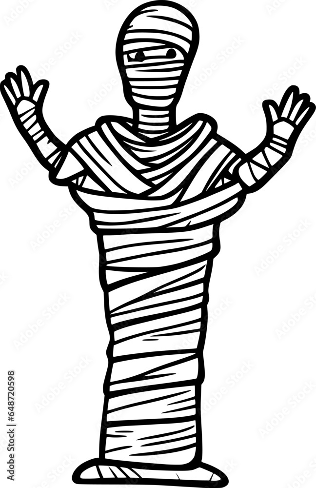 mummy cartoon