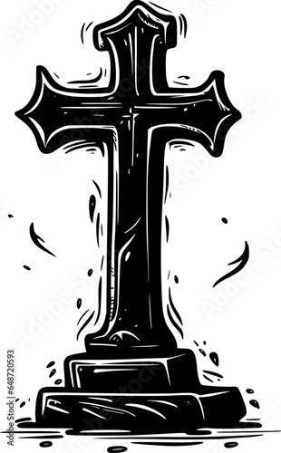 cross cartoon icon