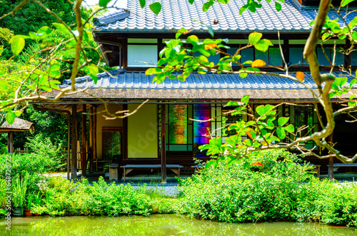 京都、白砂村荘の存古楼