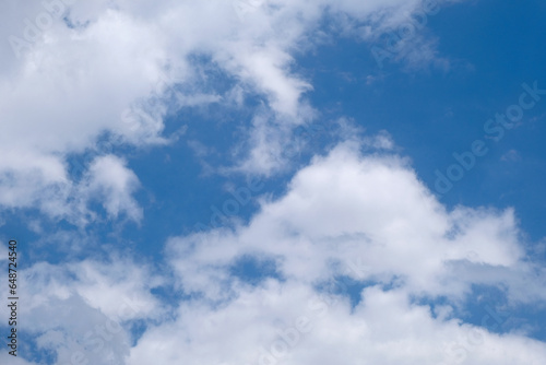 blue sky and beautiful clouds