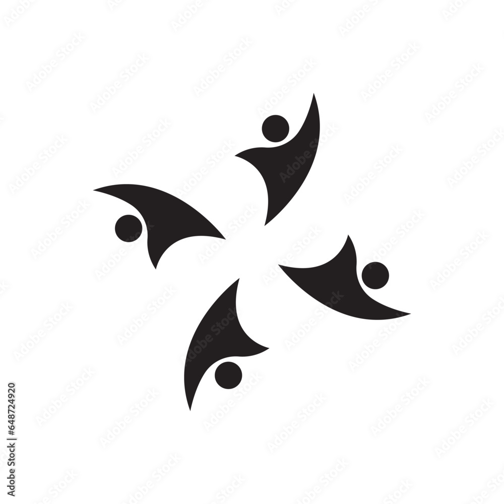 Naklejka premium TEAMWORK ICON