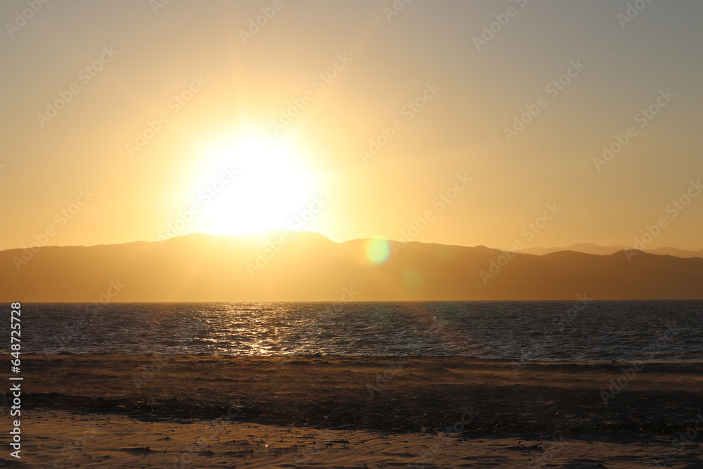 Lindo Por do Sol no Mar de Florianópolis
