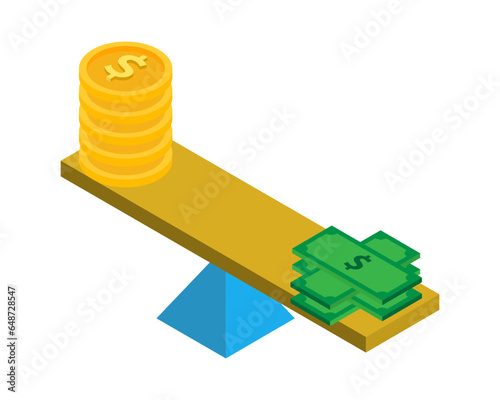 Money on a Seesaw
