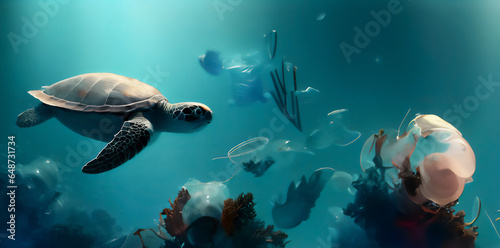 Plastic Pollution Threatens Marine Life and Ecosystems · Sustainability & Preservation of Natural Habitats