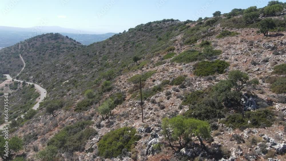 view of the mountains Mediterranean greec crete view of the mountains Mediterranean greec crete