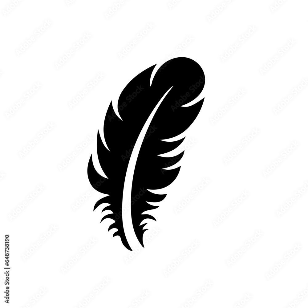 Obraz premium feather logo