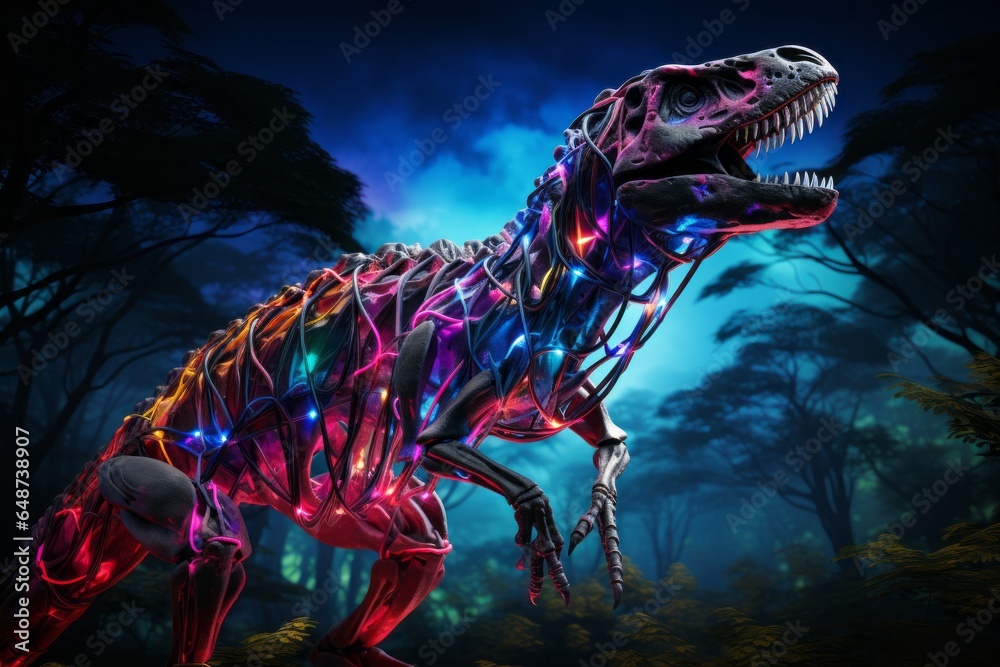 ティラノサウルス,Generative AI AI画像