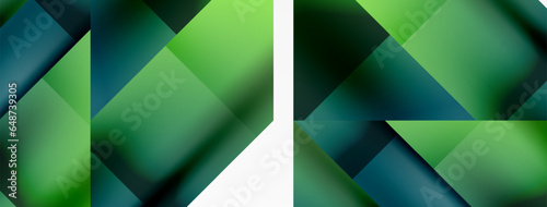 Vivid abstraction unfolds. Triangles in seamless harmony, composing dynamic geometric backdrop. Interplay of angles and hues forms captivating tapestry, evoking modernity and artistic allure