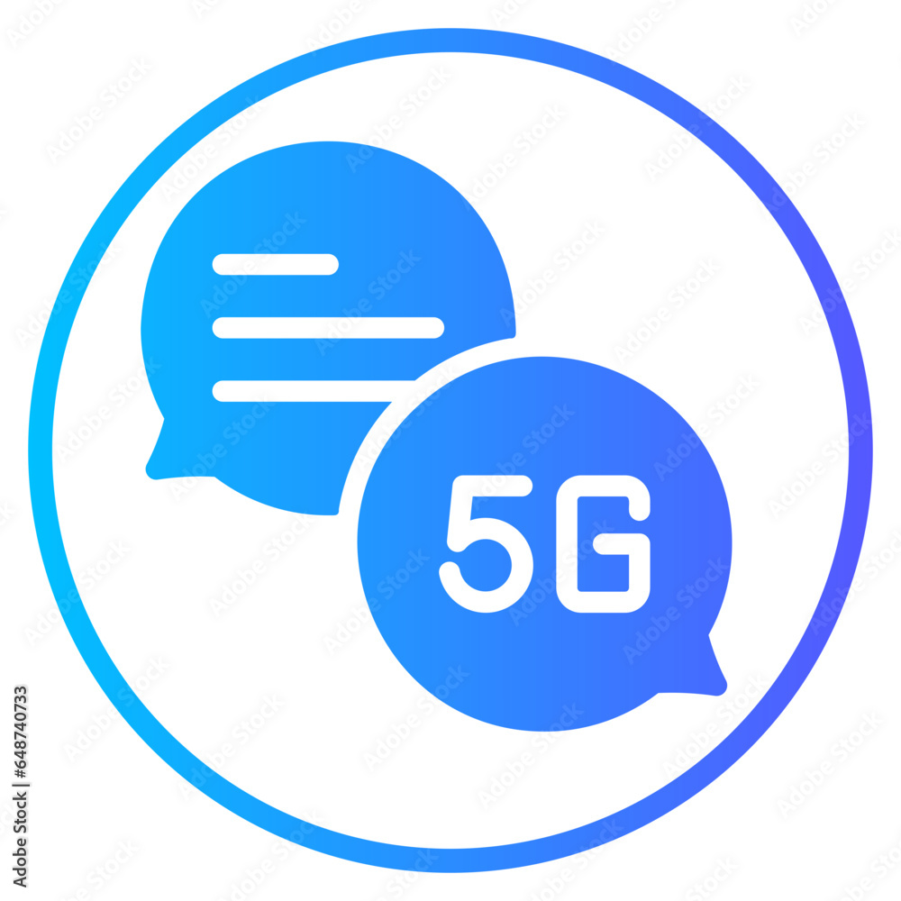 chat gradient icon chat gradient icon