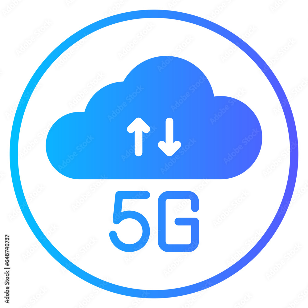 cloud gradient icon