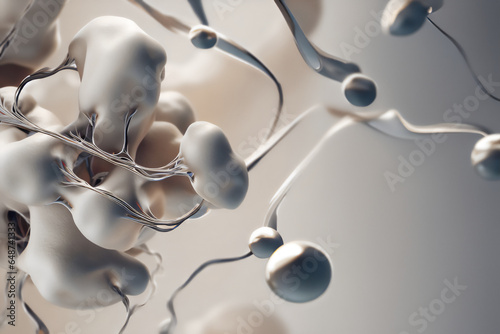 3d Rendered Illustration of Bacteria · Macro Cellular World Interconnected