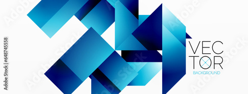 Minimalist elegance - lines, squares, triangles converge on white. Geometry essence showcased in serene harmony. Harmonizing essential shapes on a pristine backdrop