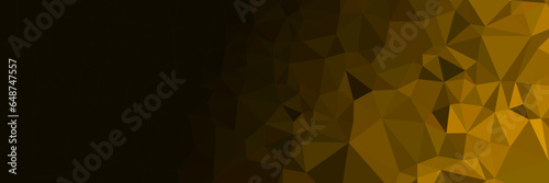 Fototapeta Naklejka Na Ścianę i Meble -  abstract dark orange colorful geometric background with triangles shape