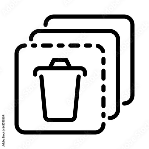 Remove icon, line icon style