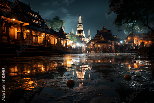 temple near the river © Samaphon