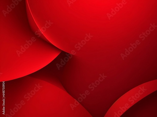 Abstract Fluid red wallpaper background, Generative AI