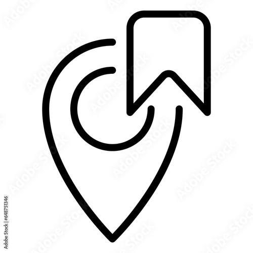 Delete Photo icon, line icon style