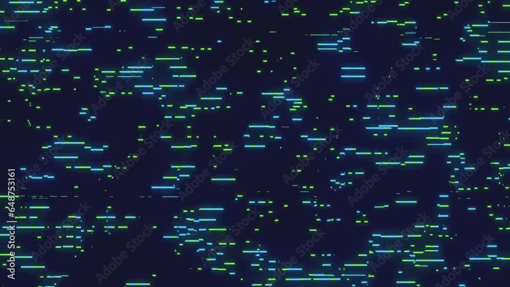 Neon digital glitch art with TV noise and old screen interference Neon digital glitch art with TV noise and old screen interference