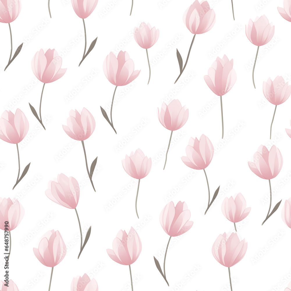seamless pattern with tulips,spring,pink,spring,nature,flowers ,AI generated seamless pattern with tulips,spring,pink,spring,nature,flowers ,AI generated