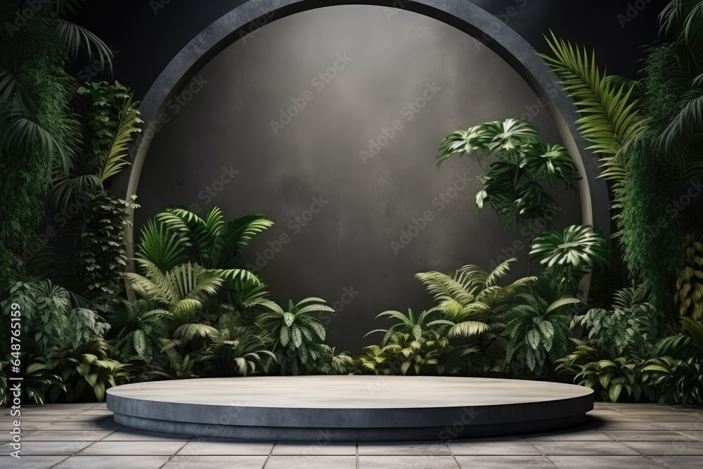Blank product podium display Blank product podium display