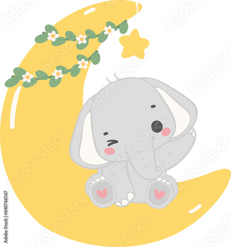 Baby shower elephant
