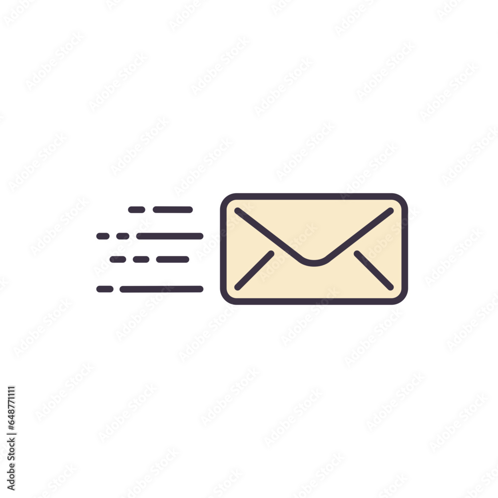 Mail related vector icon. Isolated on white background. Vector illustration Mail related vector icon. Isolated on white background. Vector illustration