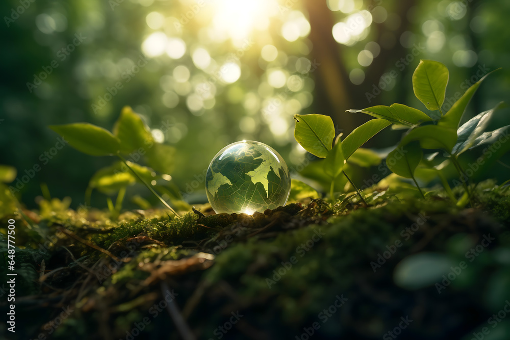 renewable energy light bulb with green energy, Earth Day or environment protection Hands protect forests that grow on the ground and help save the world, solar panels renewable energy light bulb with green energy, Earth Day or environment protection Hands protect forests that grow on the ground and help save the world, solar panels