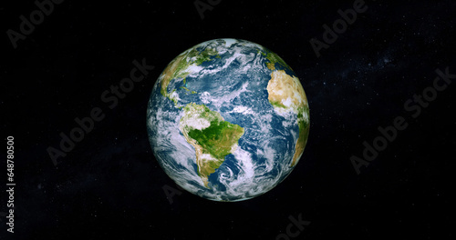 The Earth — Realistic 3D rendering illustration of planet Asia and Flat vector illustration of Earth.Earth planet in sun rays. Elements of this image are furnished by NASA