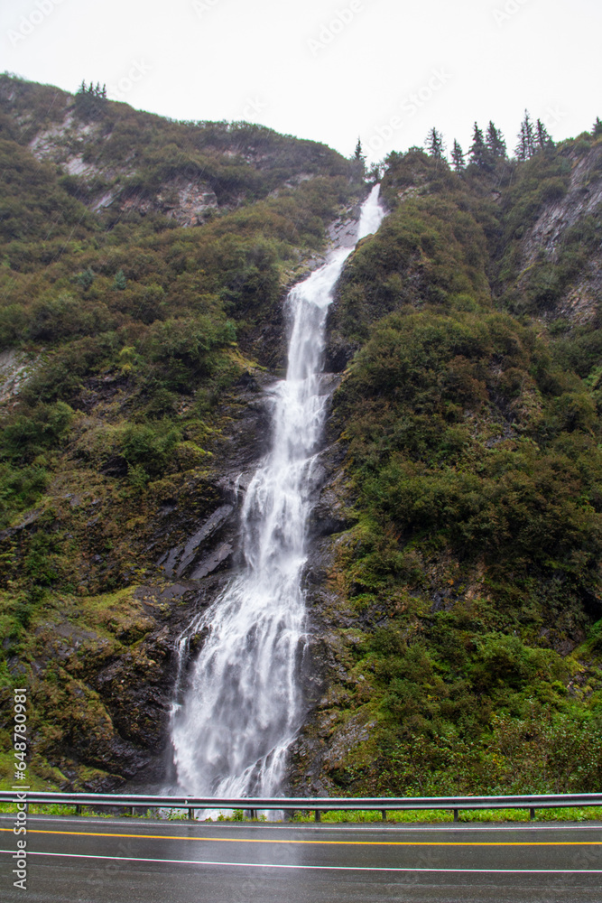 Bridal Veil Falls at Valdez