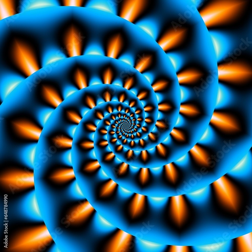 Abstract background for any design. Big abstract spiral