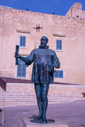 Jean de Vallette square, Valletta, Malta photo