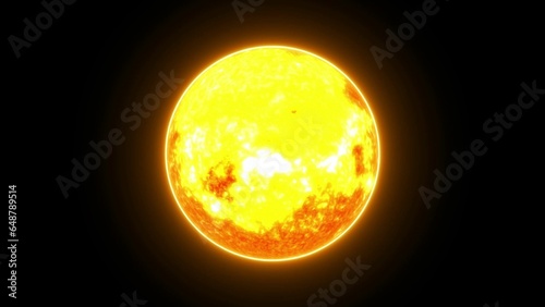 Abstract volcanoes of the sun surface background. sun its own axis,illustration background.