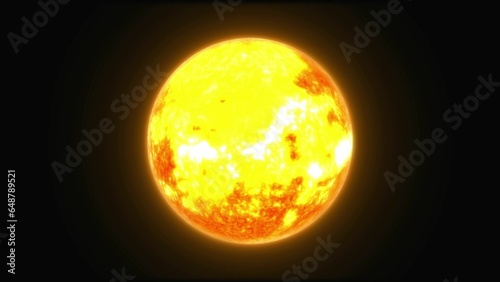 Abstract volcanoes of the sun surface background. sun its own axis,illustration background.