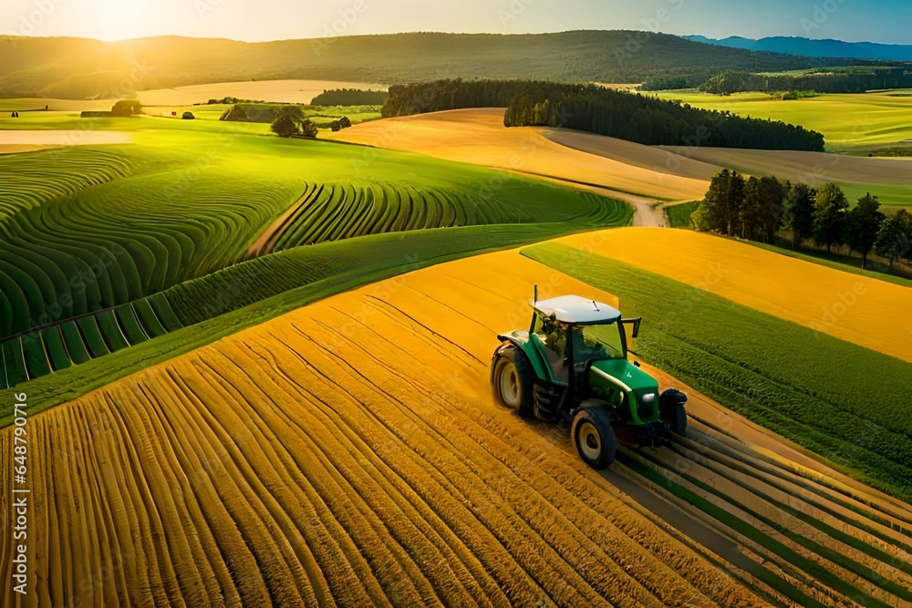 tractor on field- generated by AI tractor on field- generated by AI