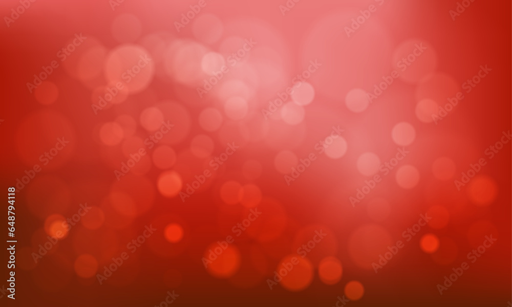 Vector elegant red bokeh blur light effect
