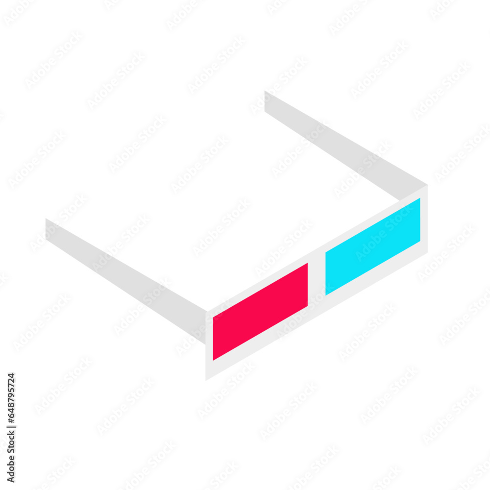 Vector glasses position on white background Vector glasses position on white background