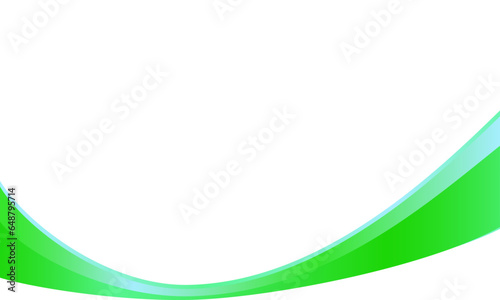 Vector green wave abstract background vector
