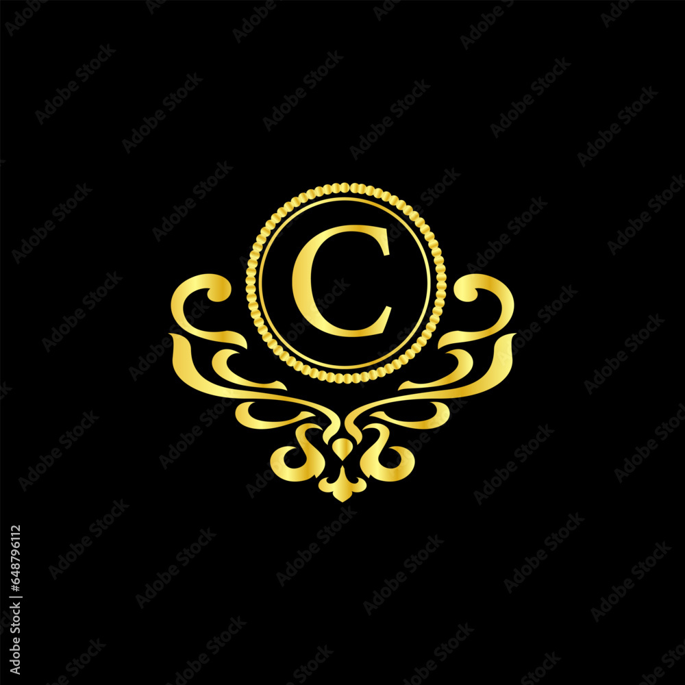 Fototapeta premium c vector design luxury logo template