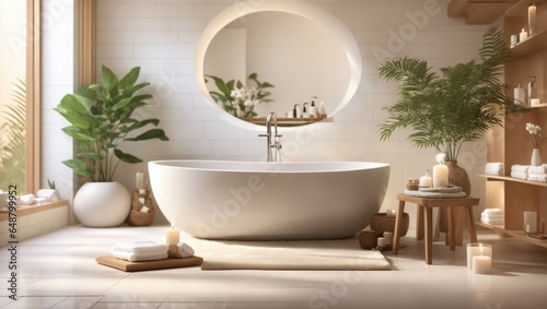  Tranquil Retreat  Embracing Serenity in the Bathroom Oasis 