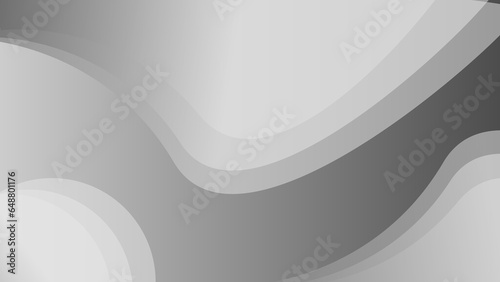 Abstract wave design white and gray color modern design illustration background.