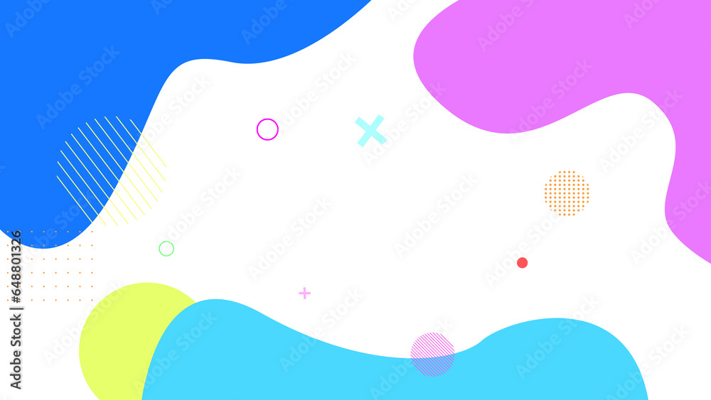 Abstract Modern Waving Colorful isolated on illustration Background