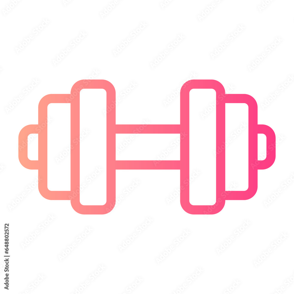 Dumbell gradient icon Dumbell gradient icon