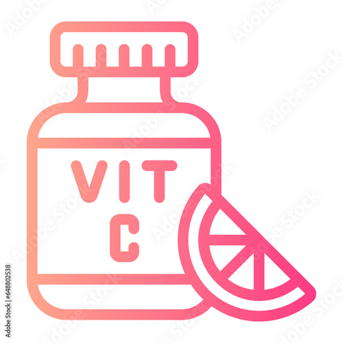 Vitamin c gradient icon