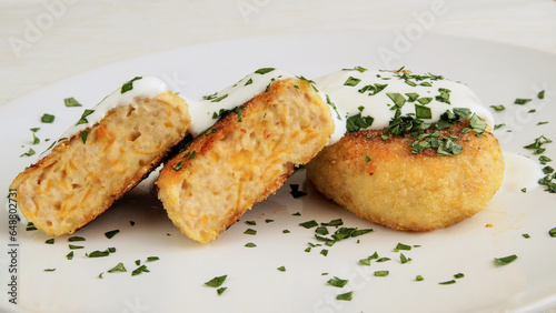 chicken pumpkin rissoles