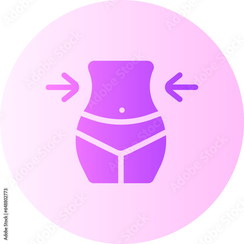 lose weight gradient icon