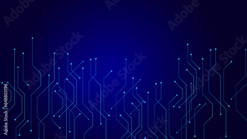 High-tech circuit board digital technology illustration background