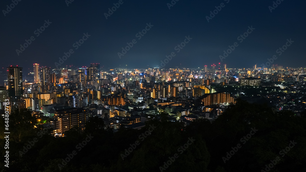 兵庫県神戸市 ビーナステラスから見る神戸市の夜景