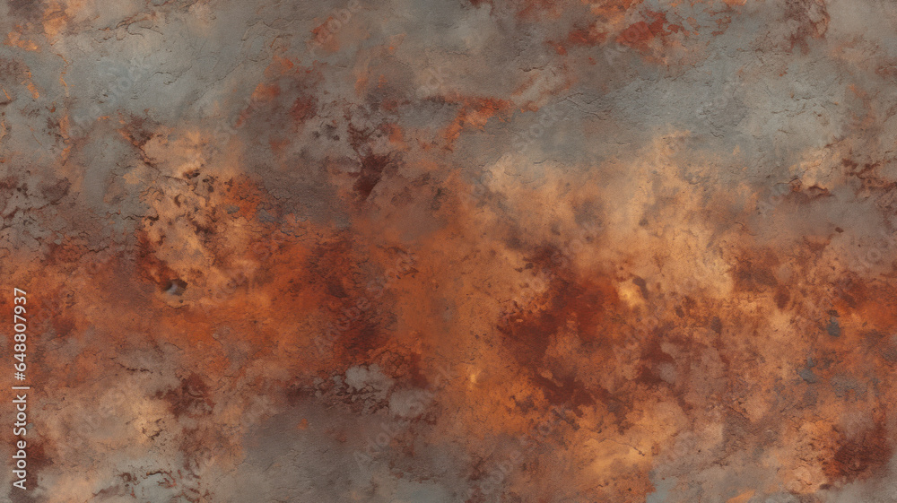 Industrial Rust-Effect Concrete Wall Texture Industrial Rust-Effect Concrete Wall Texture