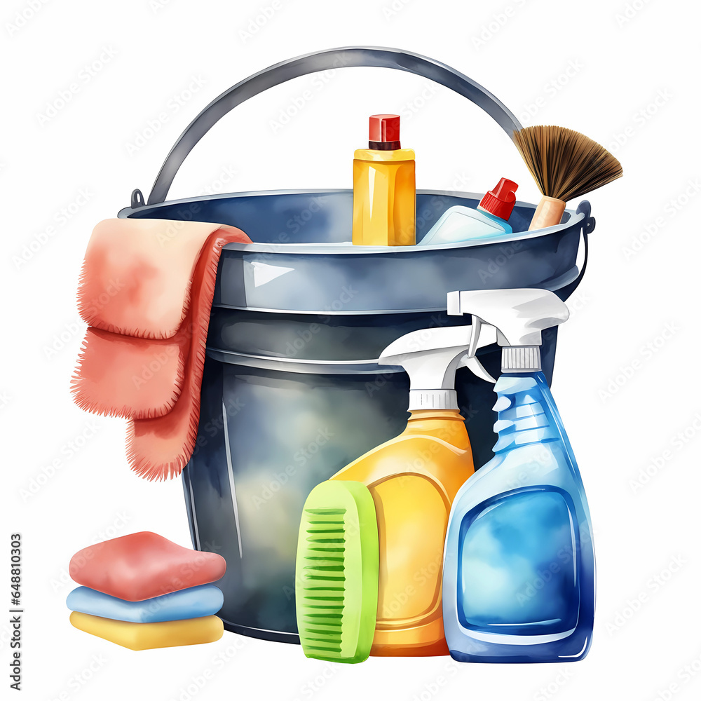 Folded cleaning supplies